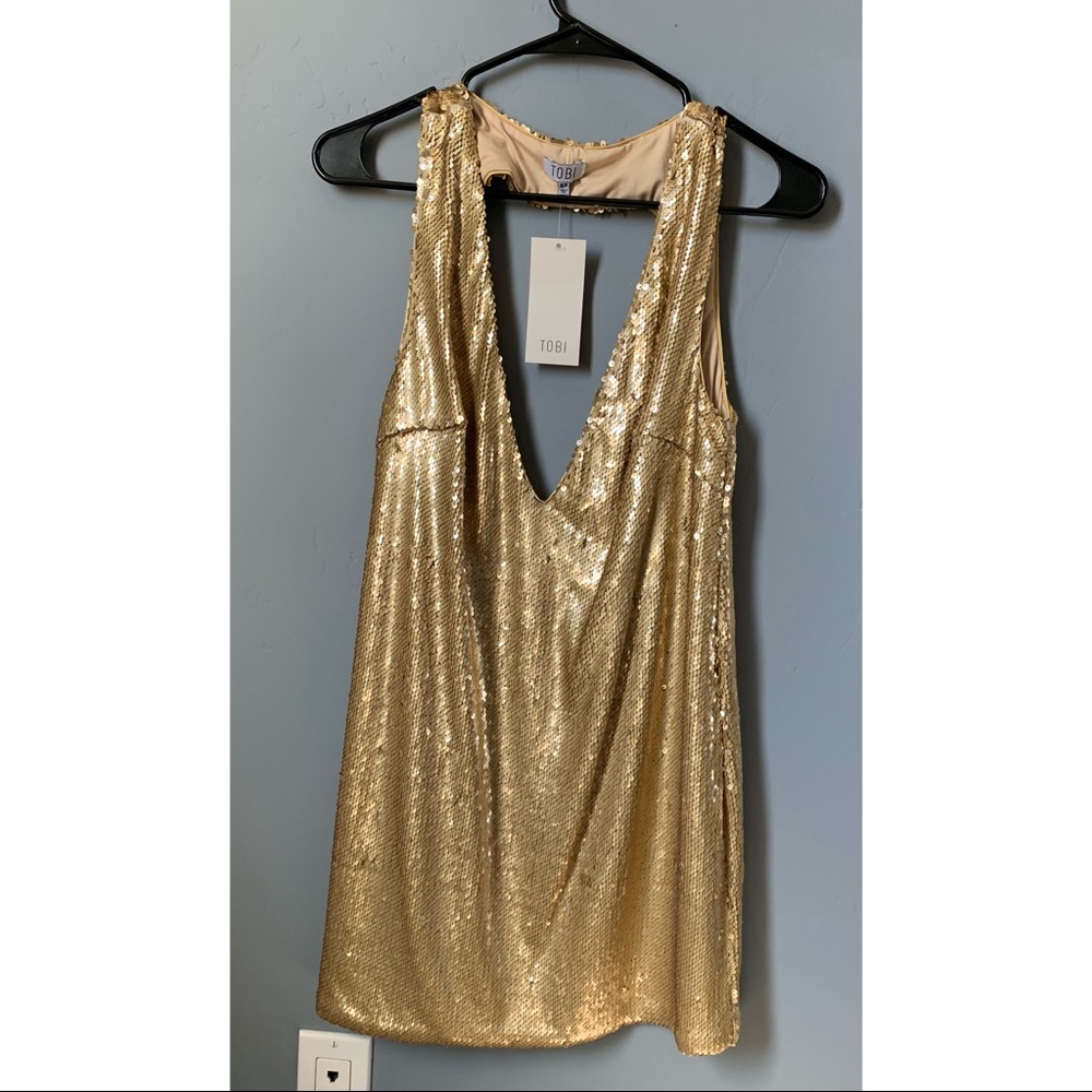 Tobi Sequin Dress